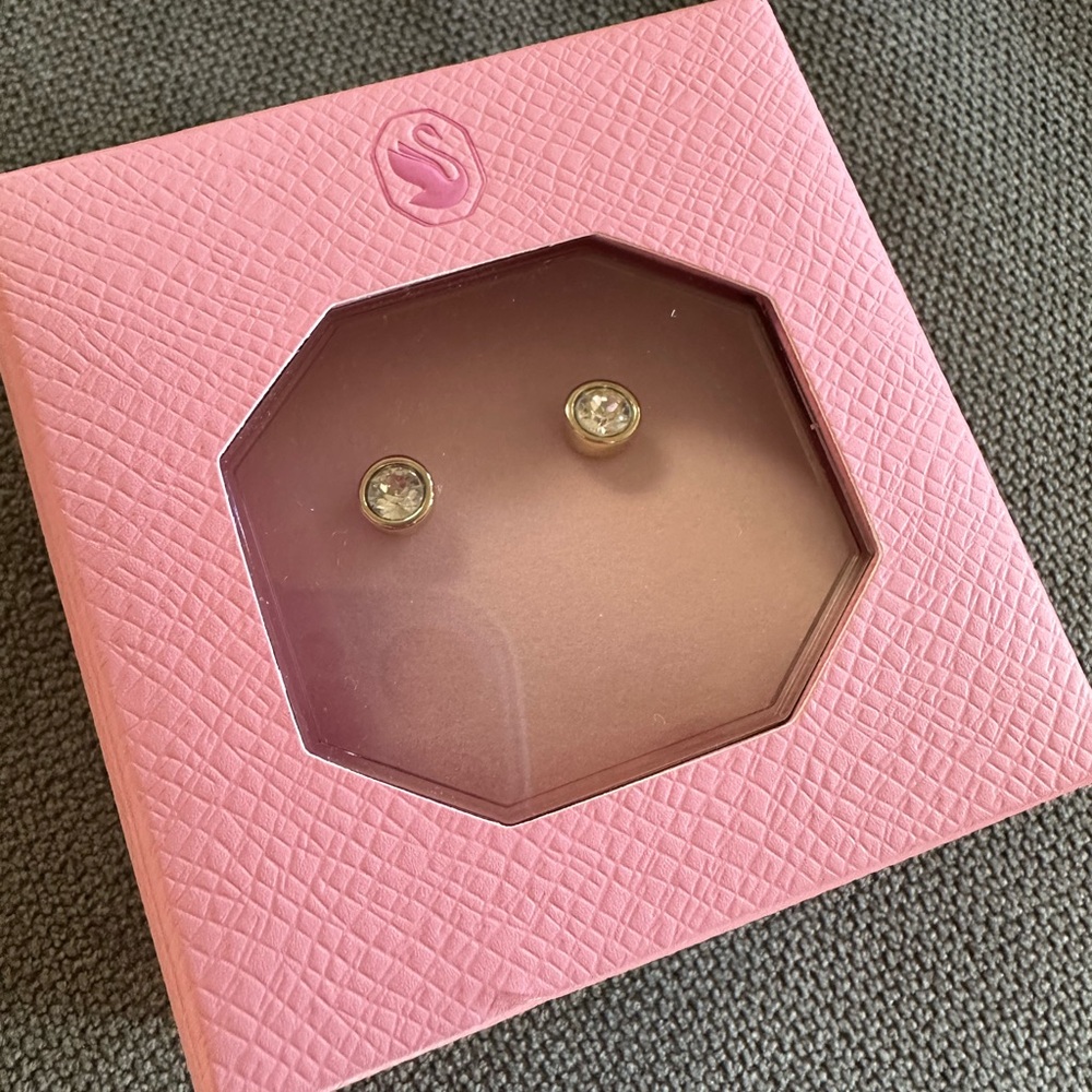 Swarovski Imber Round Cut Stud Earrings